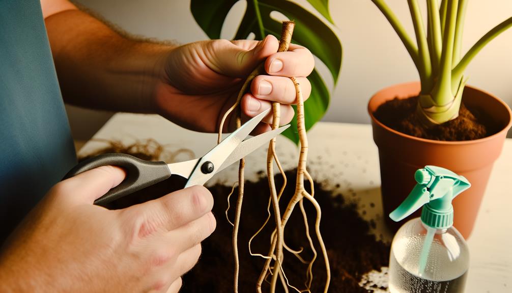 aerial roots propagation method