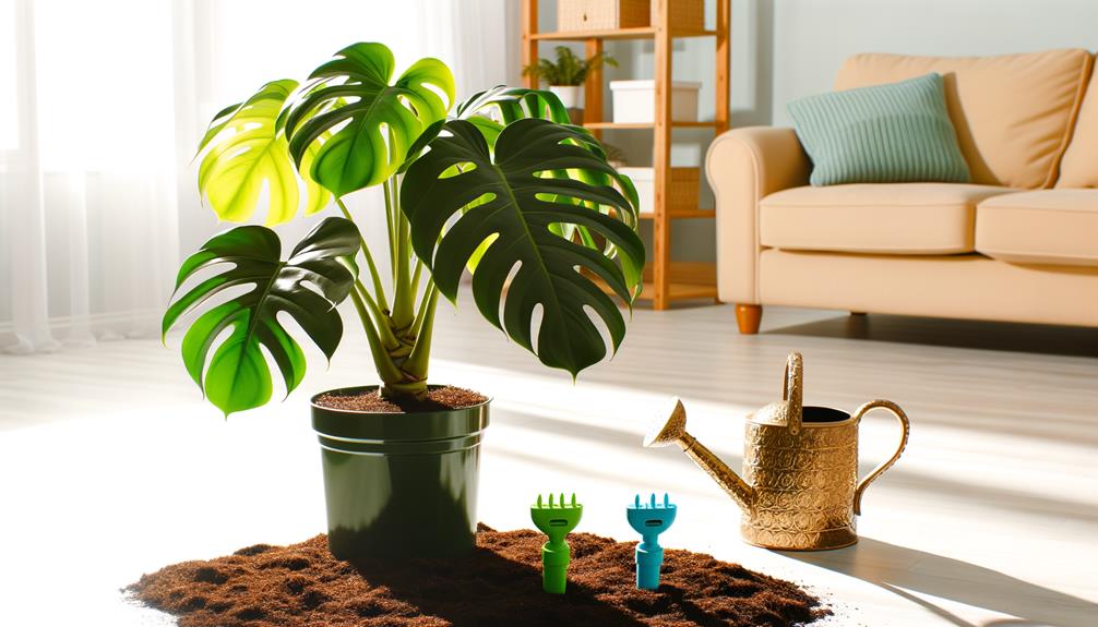 caring for monstera plants