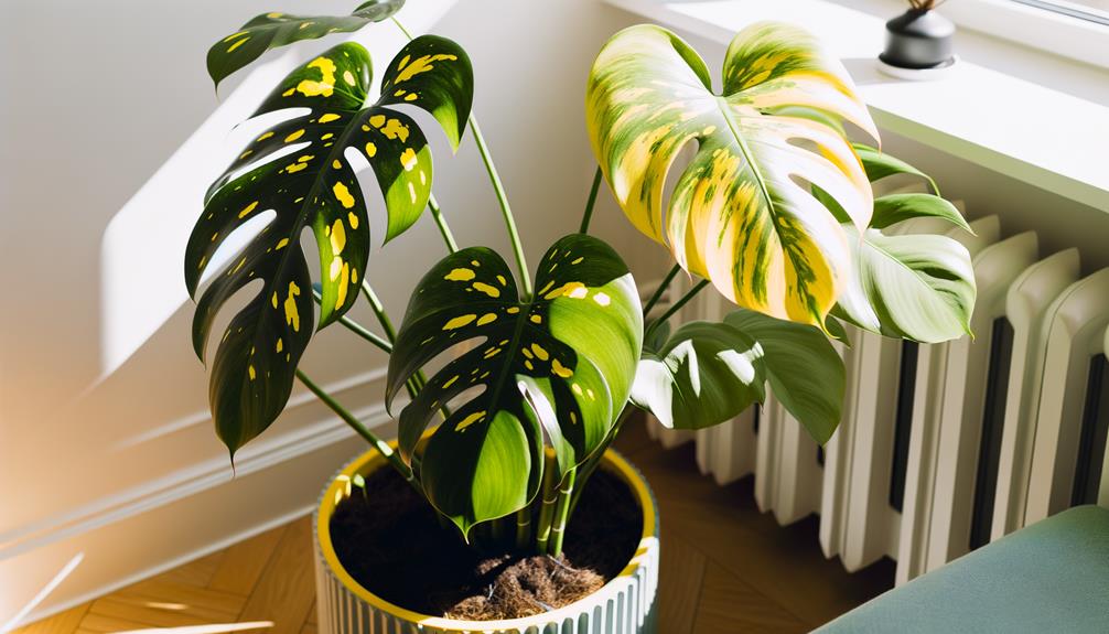 caring for variegated plants