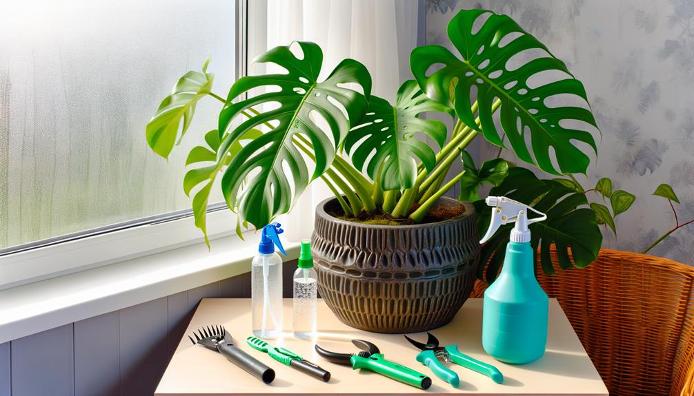 caring for xxl monstera