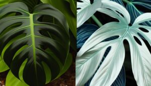 comparing monstera siltepecana varieties