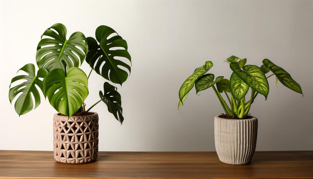 comparing monstera to rhaphidophora