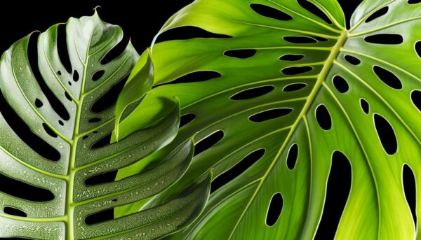 detailed plant leaf anatomy