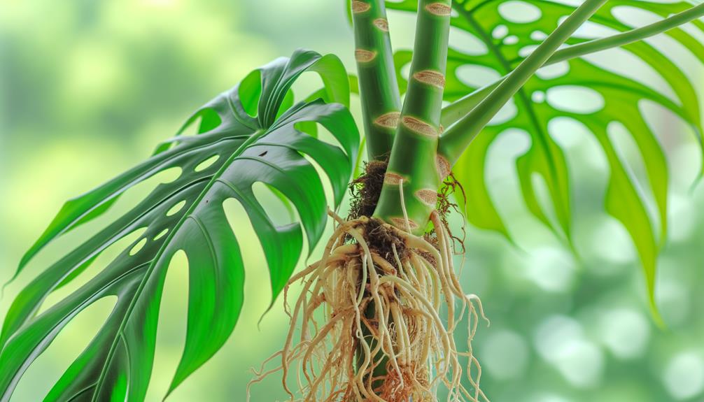 epiphytic plant root system