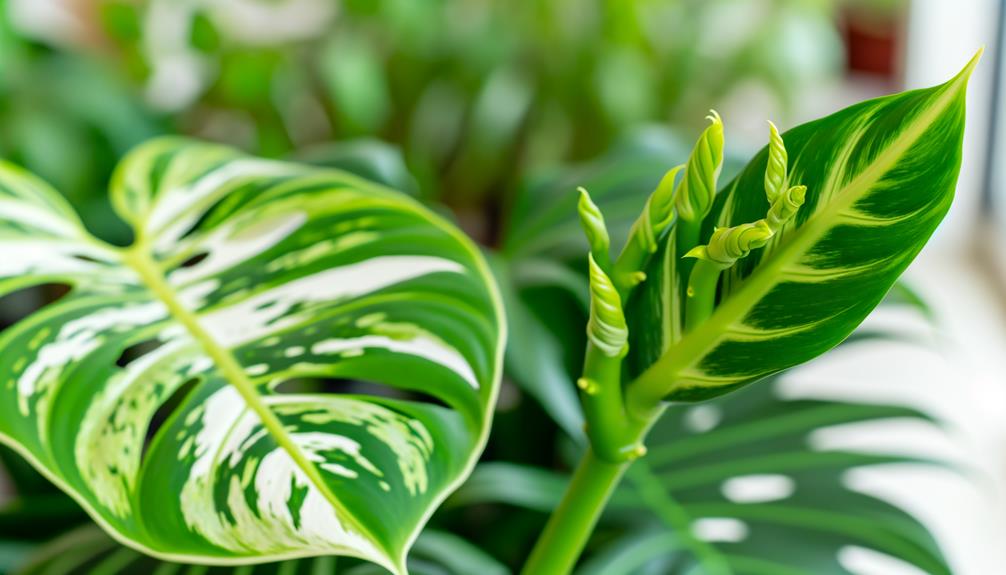 exploring monstera albo plant