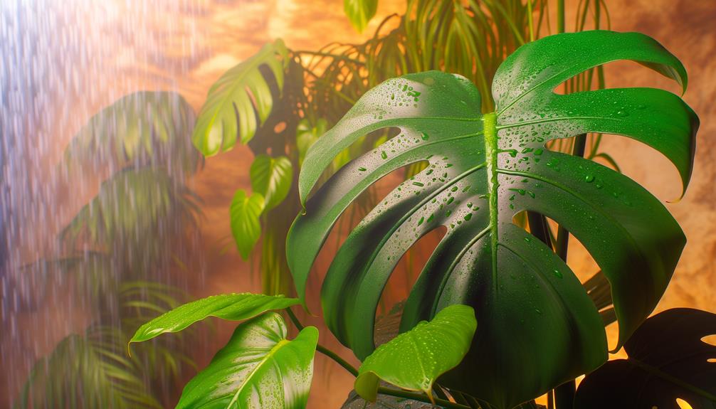 high humidity for monstera dubia