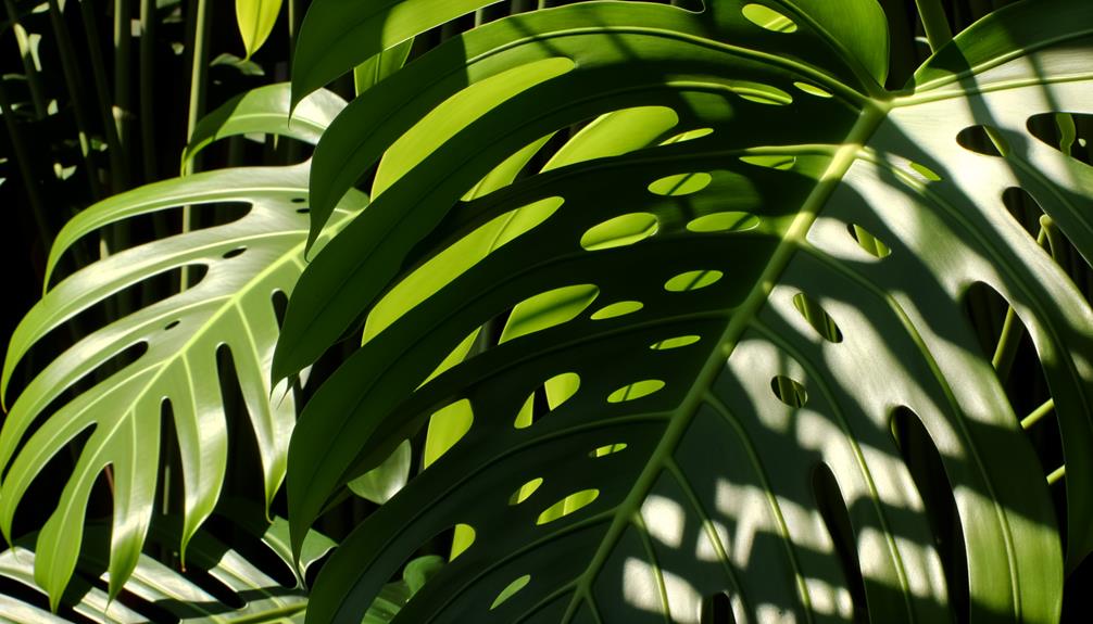 iconic tropical split leaf plant