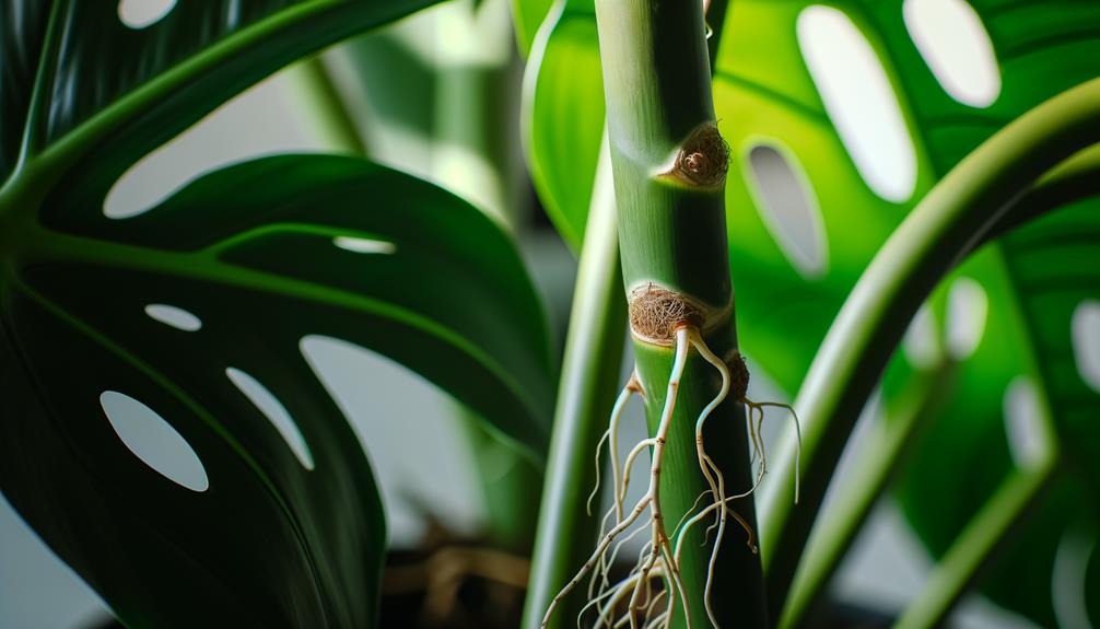 identifying monstera plant growth