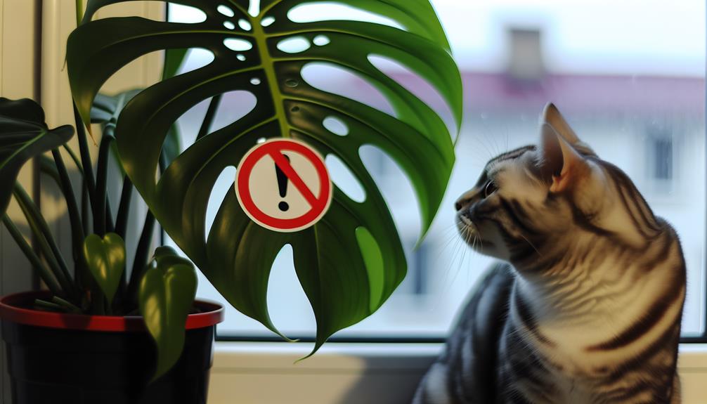 monstera adansonii harmful cats