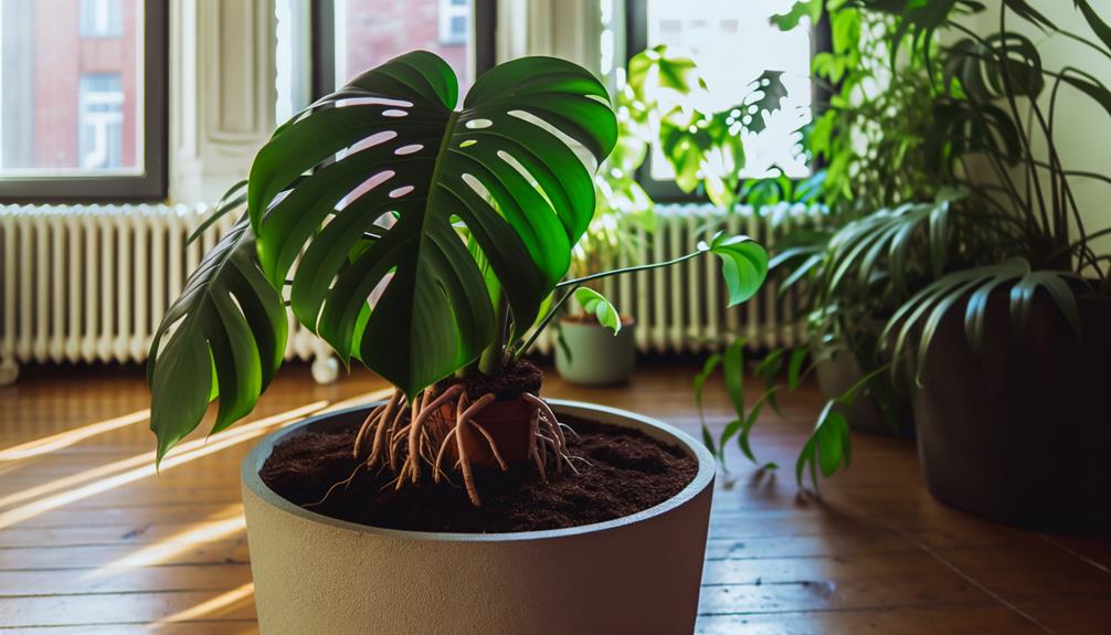 monstera adansonii root preference