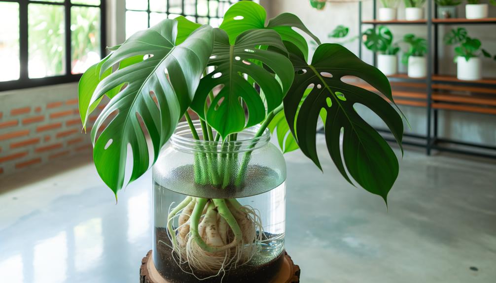 monstera adansonii water propagation