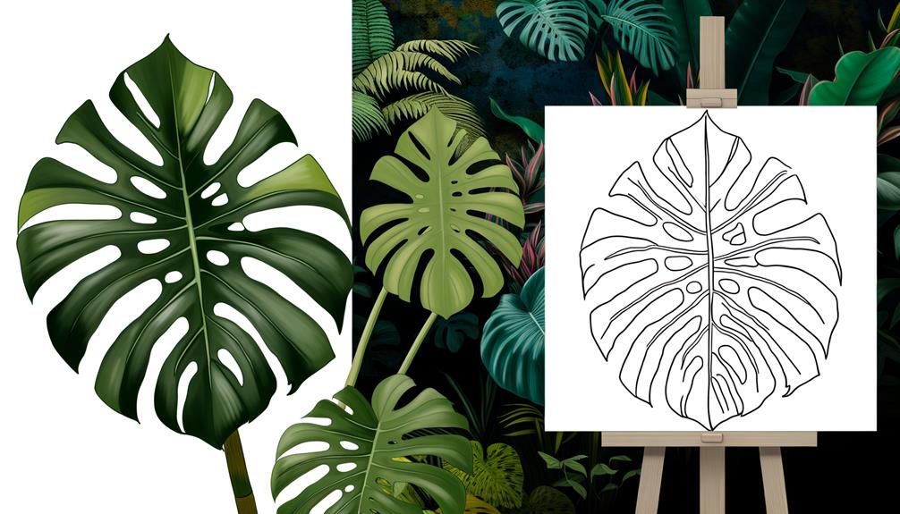 monstera deliciosa and elephant plant comparison