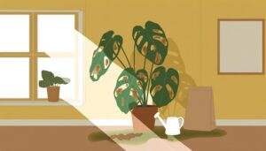 monstera leaf curling troubleshooting