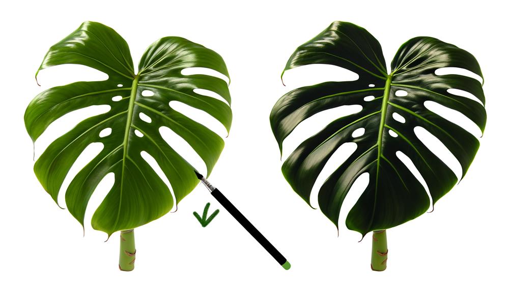 monstera leaf size comparison