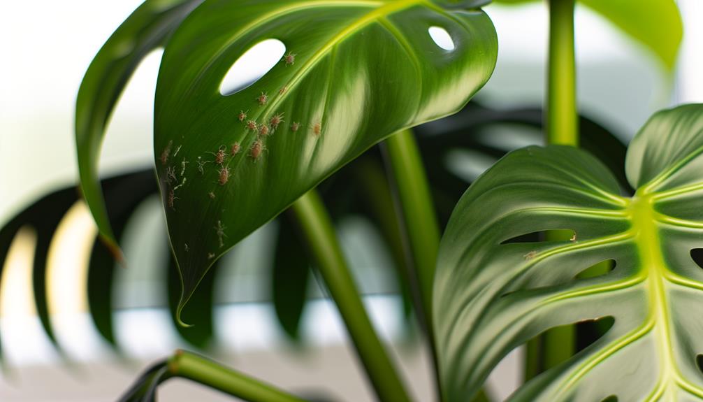 monstera pests identification guide