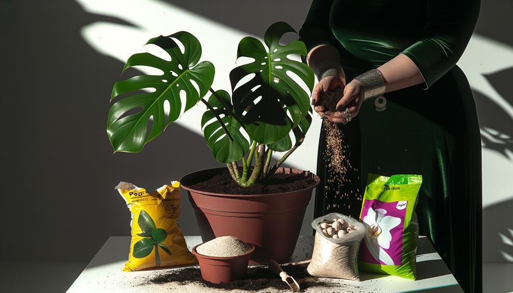 monstera plant soil care