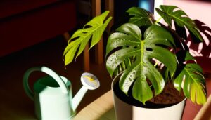 monstera plant watering frequency