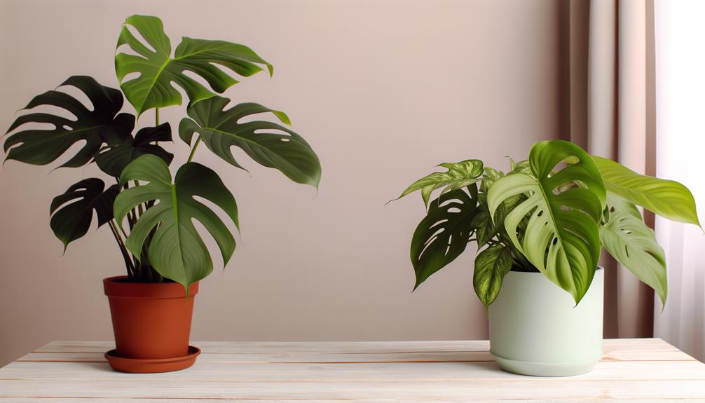 plant comparison monstera varieties