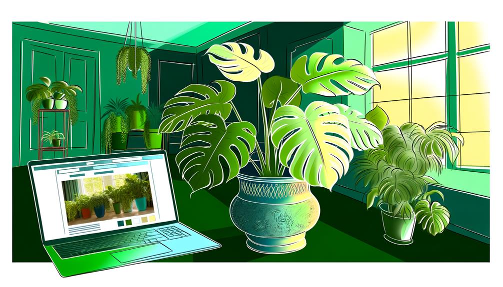 plant shopping on internet