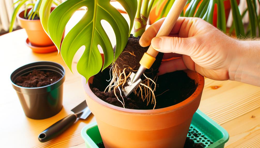 propagated monstera potting guide