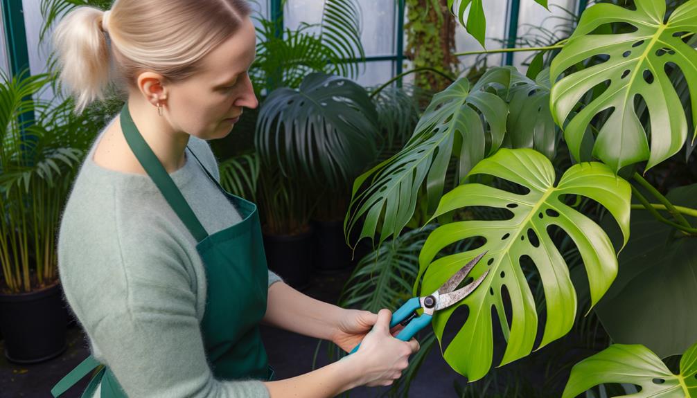 pruning monstera acacoyaguensis tips