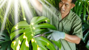 pruning monstera for growth