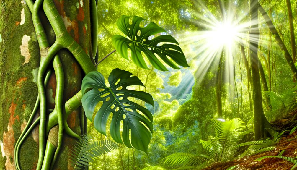 rare monstera dubia species