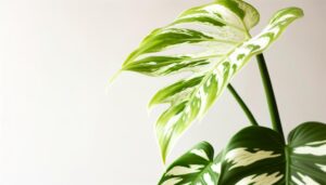 rare white variegated monstera