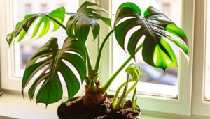 slow growing monstera lechleriana plant