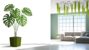 support monstera deliciosa properly