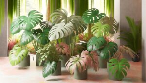 types of variegated monstera