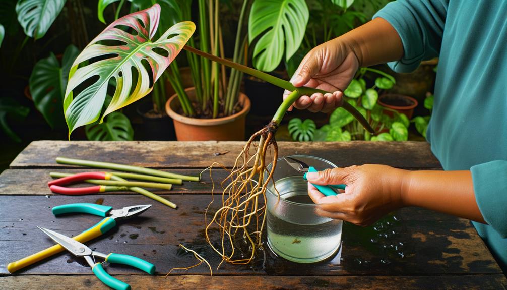 variegated monstera propagation guide